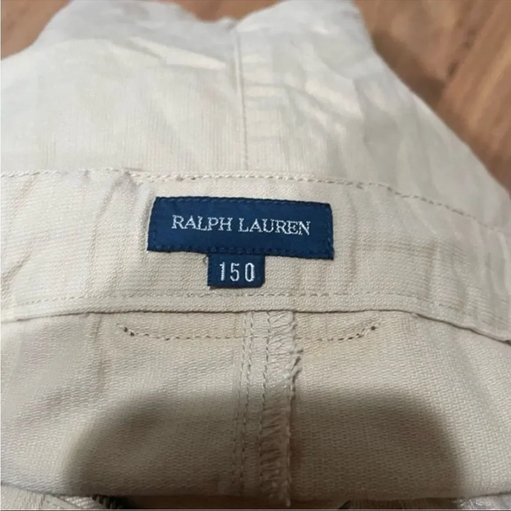 Ralph Lauren Tan Vintage Embroidered Skirt